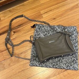 Rebecca Minkoff Gray Crossbody Bag with Adjustable Strap